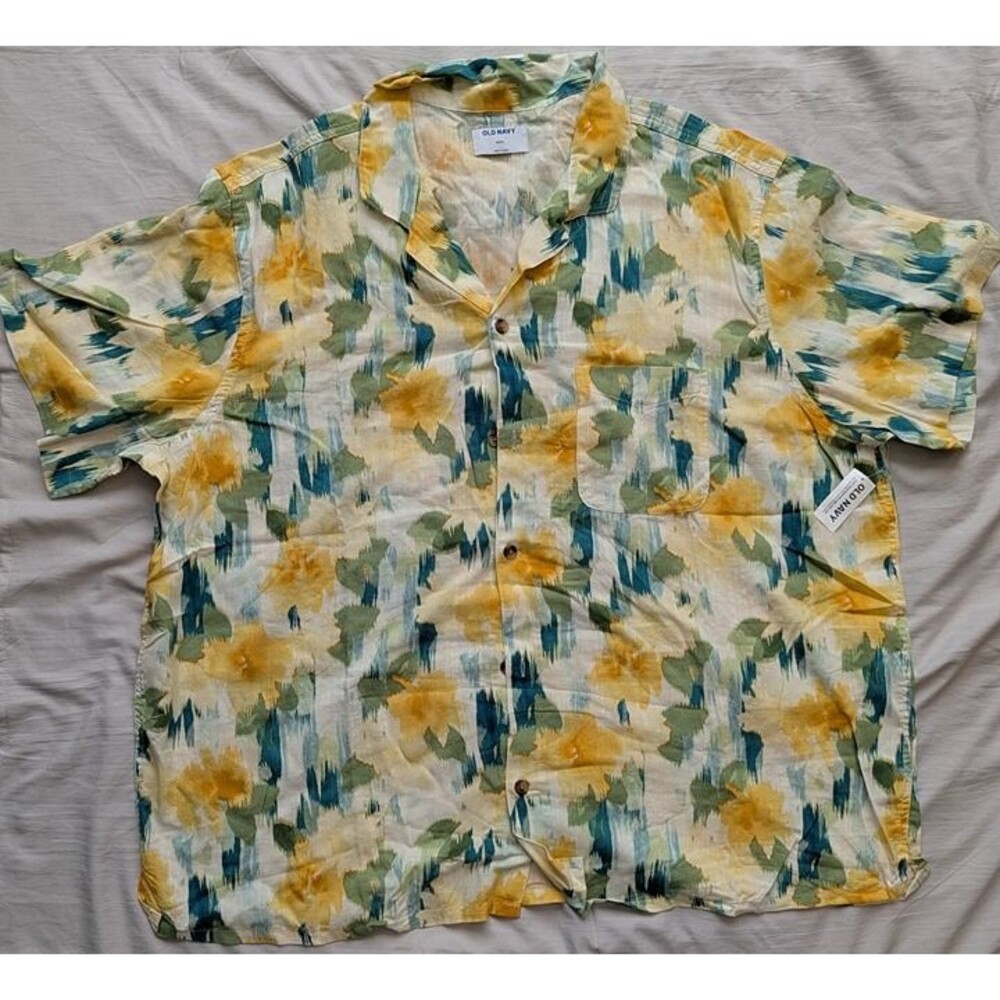 Brand New Mens Old Navy Camp Shirt 3XL